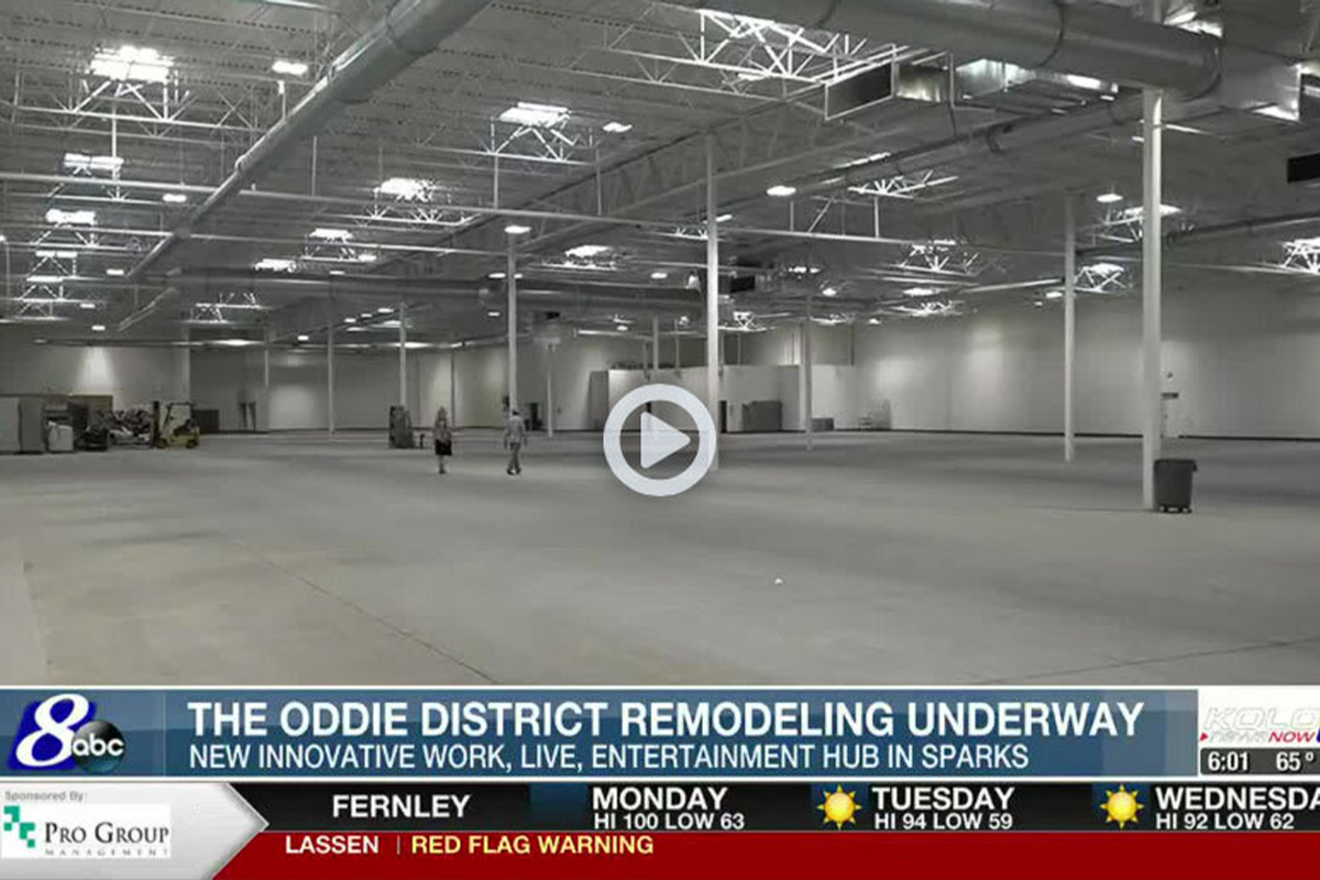 Oddie District remodeling underway news video screenshot
