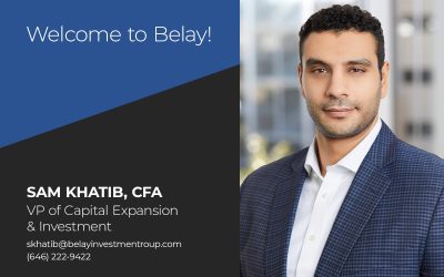 Sam Khatib Joins Belay Investment Group as Vice President