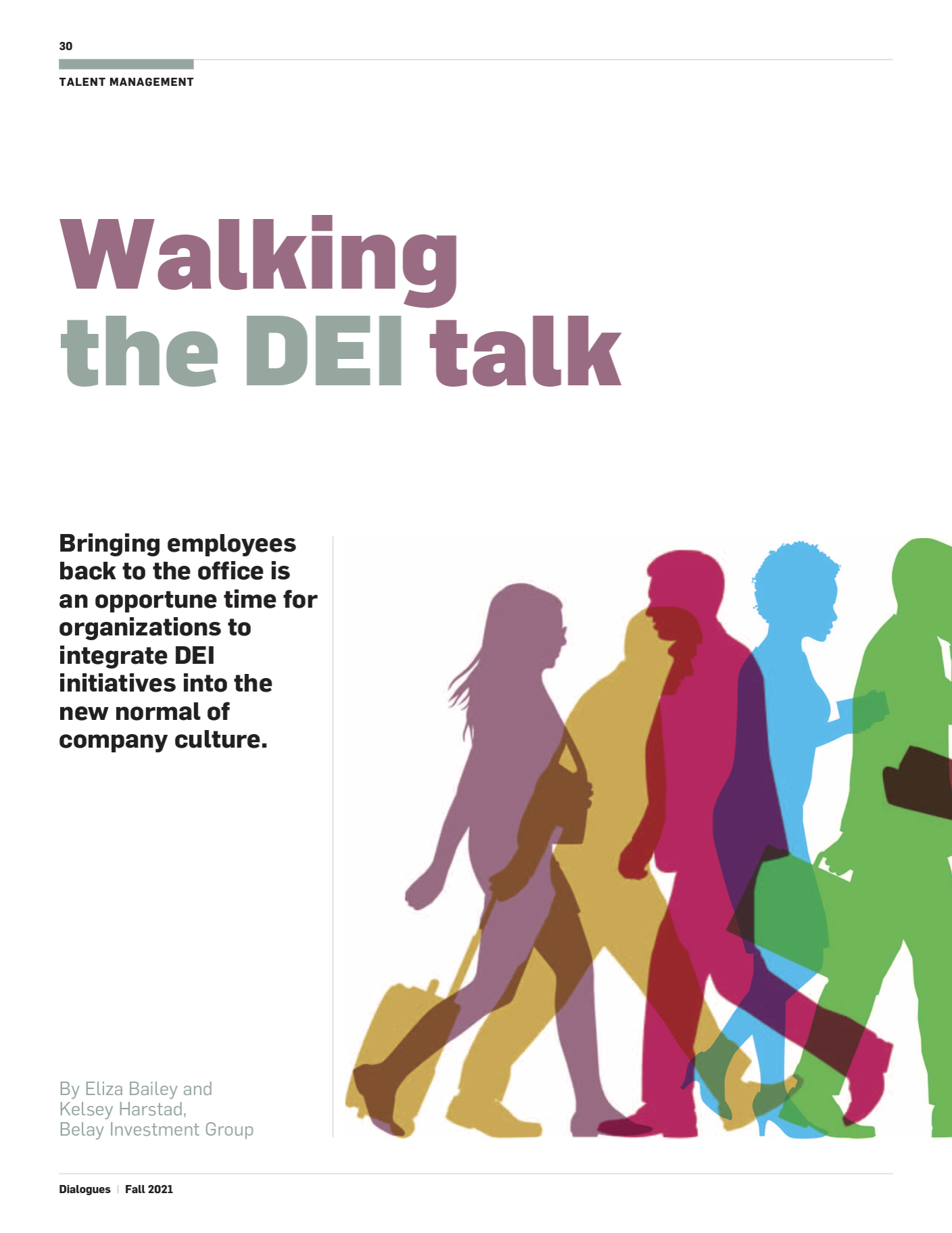 Walking the DEI Talk